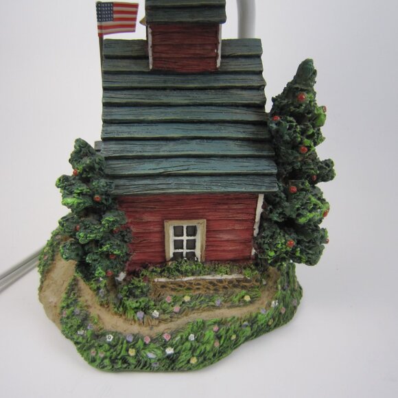 Susan Winget Red Schoolhouse Desktop Lamp - Used - Tested - Works - Picture 6 of 14